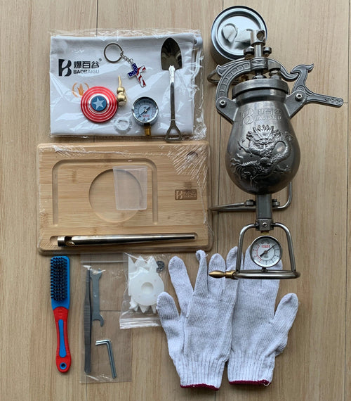 004 500ml Classic Hand Operated Popcorn Machine