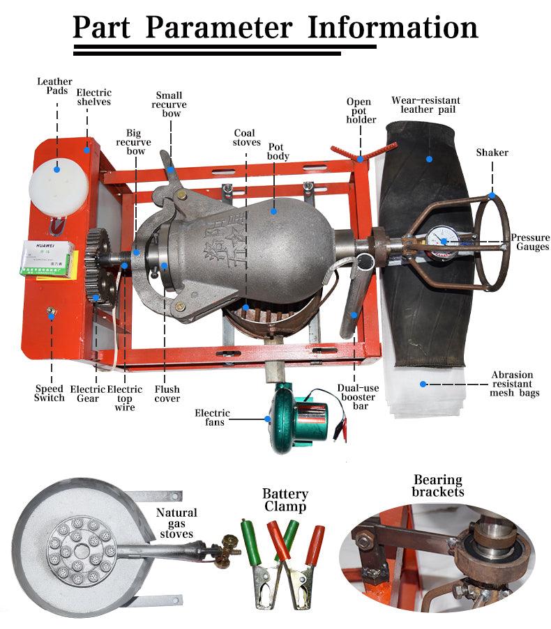 006-2500 ml style commercial popcorn machine electric machine