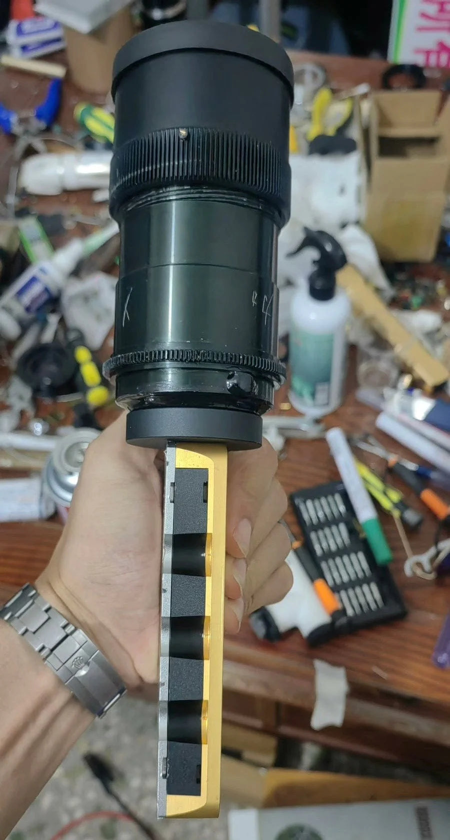 500 W laser launcher